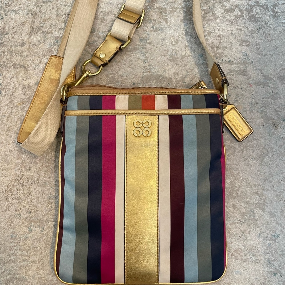 Coach cross body purse